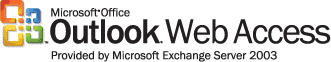 Microsoft Office Outlook Web Access provided by Microsoft Exchange Server 2003
